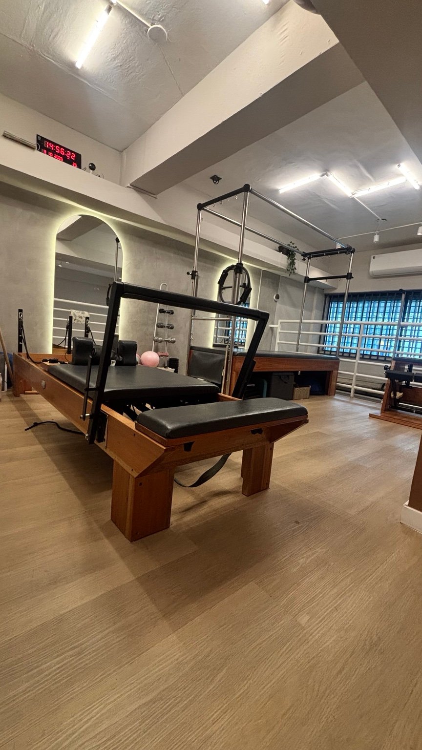 Sala de Pilates do Balans, no bairro Serra